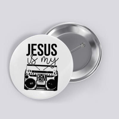Jesus Is My-Jam Christian Music Outfit for Jesus Saviors Button