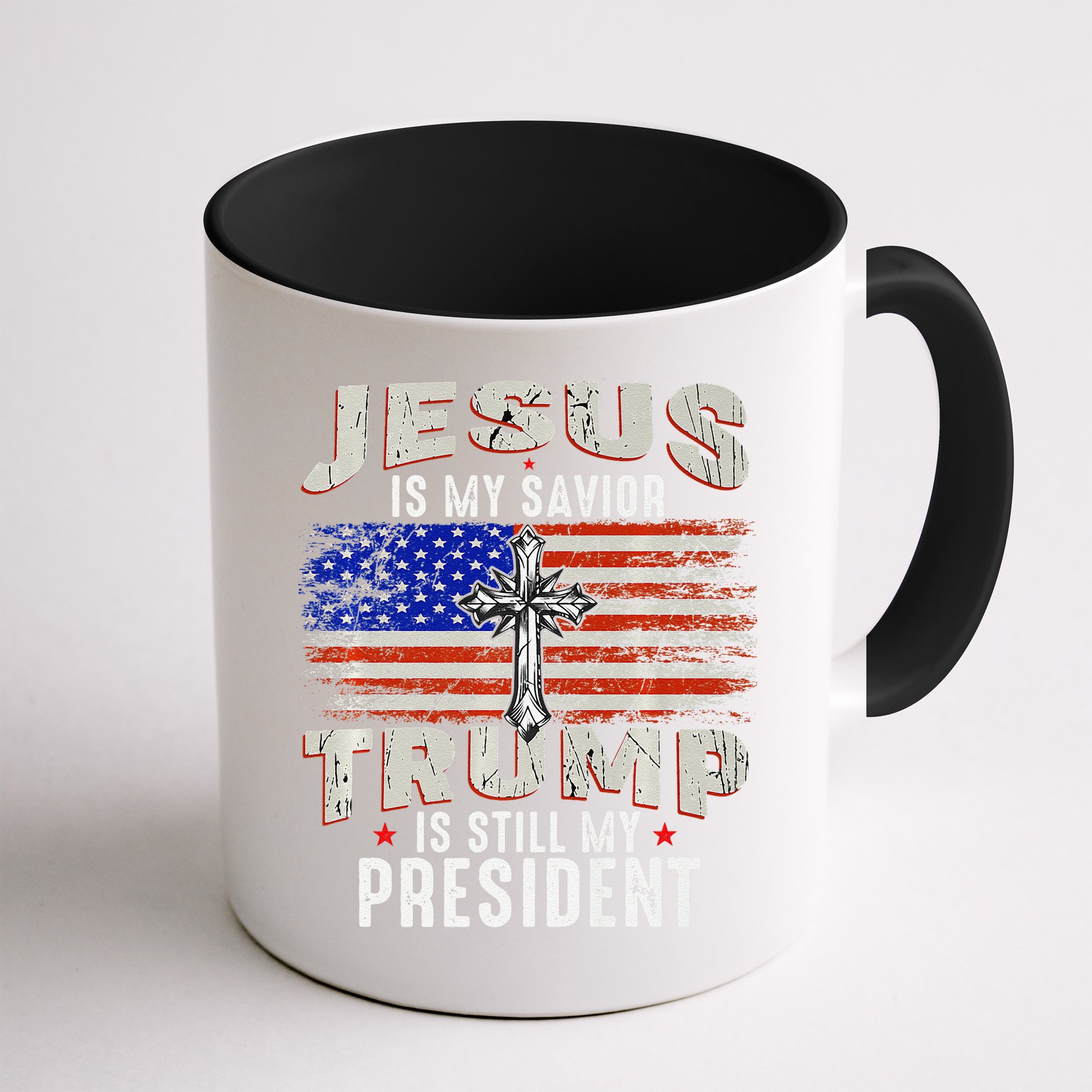 Jesus Is My Savior Trump Is Still My President Trump 2024 Premium Mug