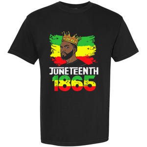 Juneteenth Is My Independence Day Black Black King Pride Garment-Dyed Heavyweight T-Shirt