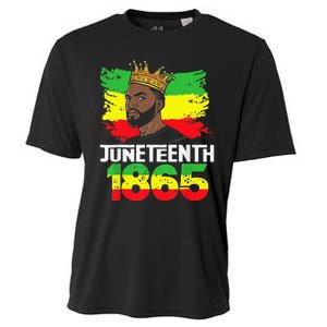 Juneteenth Is My Independence Day Black Black King Pride Cooling Performance Crew T-Shirt