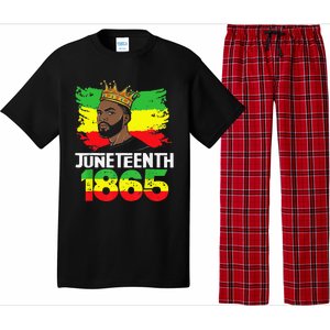 Juneteenth Is My Independence Day Black Black King Pride Pajama Set