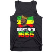 Juneteenth Is My Independence Day Black Black King Pride Tank Top