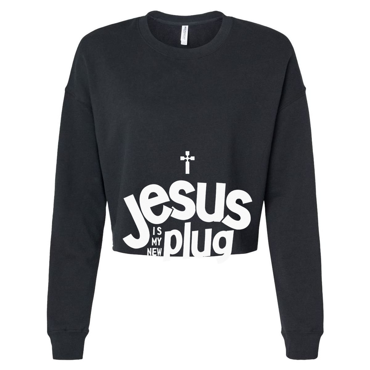 Jesus Is My New Plug Funny Christian Convert 7 Panel Mesh Trucker Snapback Hat