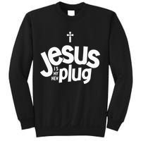 Jesus Is My New Plug Funny Christian Convert Sweatshirt