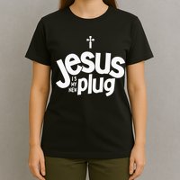 Jesus Is My New Plug Funny Christian Convert T-Shirt