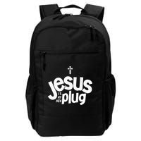 Jesus Is My New Plug Funny Christian Convert Backpack