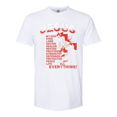 Jesus Is My Everything Jesus Softstyle® CVC T-Shirt