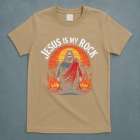 Jesus Is My Rock Biblical Christian Faith T-Shirt