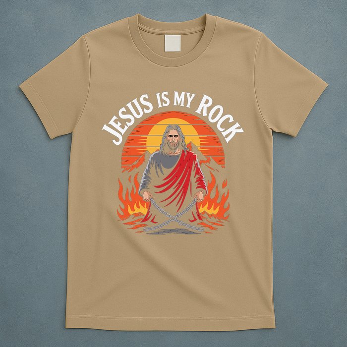 Jesus Is My Rock Biblical Christian Faith T-Shirt