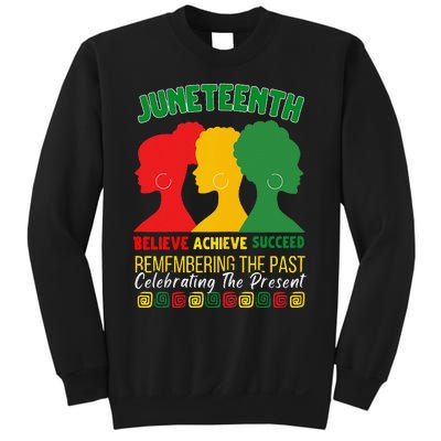 Juneteenth Is My Independence Day believe achieve succeed Sweatshirt