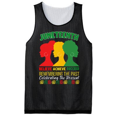 Juneteenth Is My Independence Day believe achieve succeed Mesh Reversible Basketball Jersey Tank