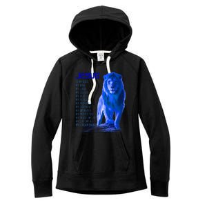 Jesus Is My Everything Quote Lion Christianity Women's Fleece Hoodie