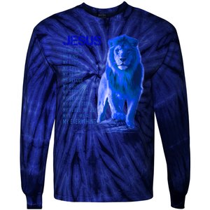 Jesus Is My Everything Quote Lion Christianity Tie-Dye Long Sleeve Shirt