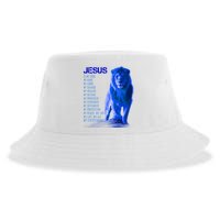 Jesus Is My Everything Quote Lion Christianity Sustainable Bucket Hat