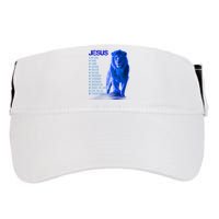 Jesus Is My Everything Quote Lion Christianity Adult Drive Performance Visor