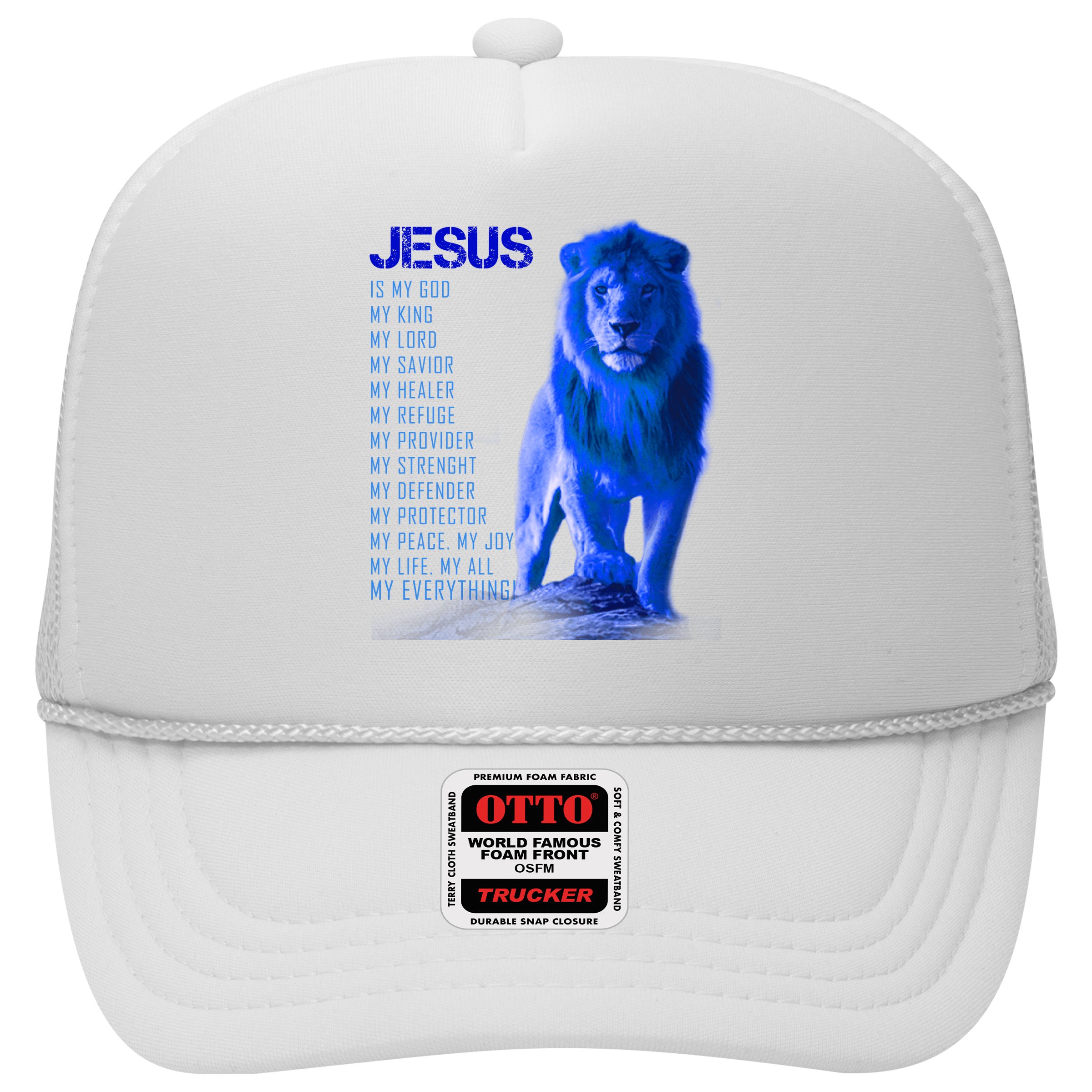Jesus Is My Everything Quote Lion Christianity Hat