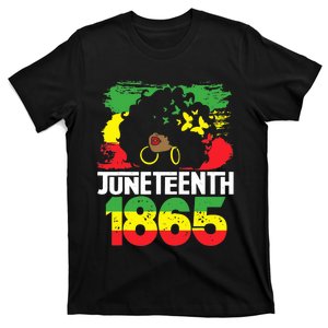 Juneteenth Is My Independence Day Black Wo Black Pride T-Shirt