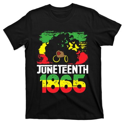 Juneteenth Is My Independence Day Black Wo Black Pride T-Shirt