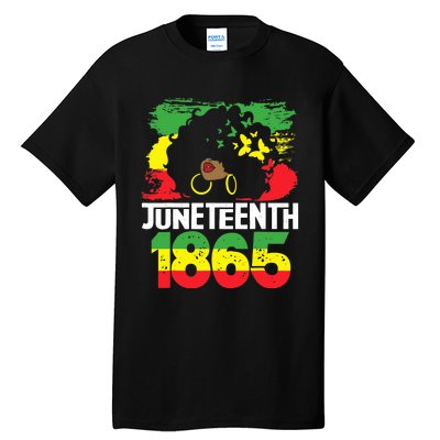 Juneteenth Is My Independence Day Black Wo Black Pride Tall T-Shirt