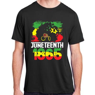 Juneteenth Is My Independence Day Black Wo Black Pride Adult ChromaSoft Performance T-Shirt