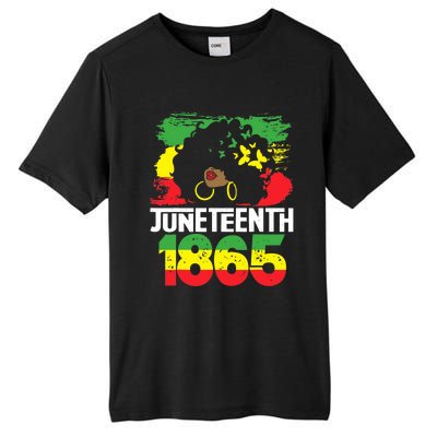 Juneteenth Is My Independence Day Black Wo Black Pride Tall Fusion ChromaSoft Performance T-Shirt