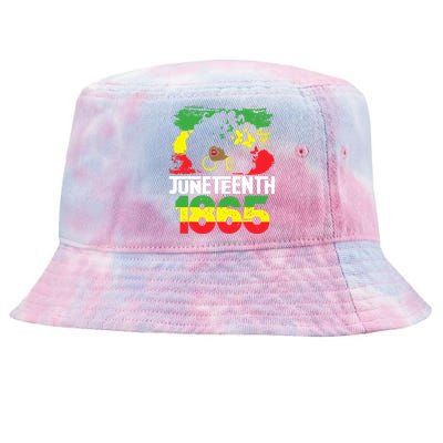 Juneteenth Is My Independence Day Black Wo Black Pride Tie-Dyed Bucket Hat