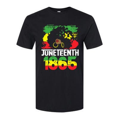 Juneteenth Is My Independence Day Black Wo Black Pride Softstyle® CVC T-Shirt