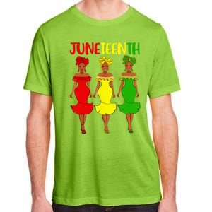 Juneteenth Is My Independence Day Afro Melanin Black Adult ChromaSoft Performance T-Shirt