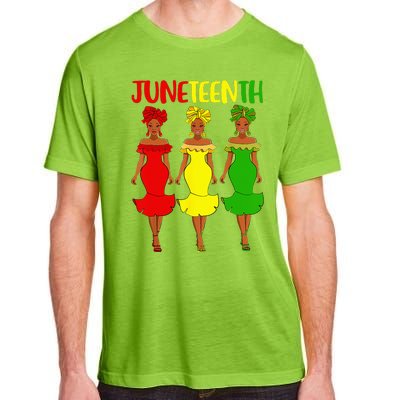 Juneteenth Is My Independence Day Afro Melanin Black Adult ChromaSoft Performance T-Shirt