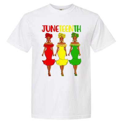 Juneteenth Is My Independence Day Afro Melanin Black Garment-Dyed Heavyweight T-Shirt