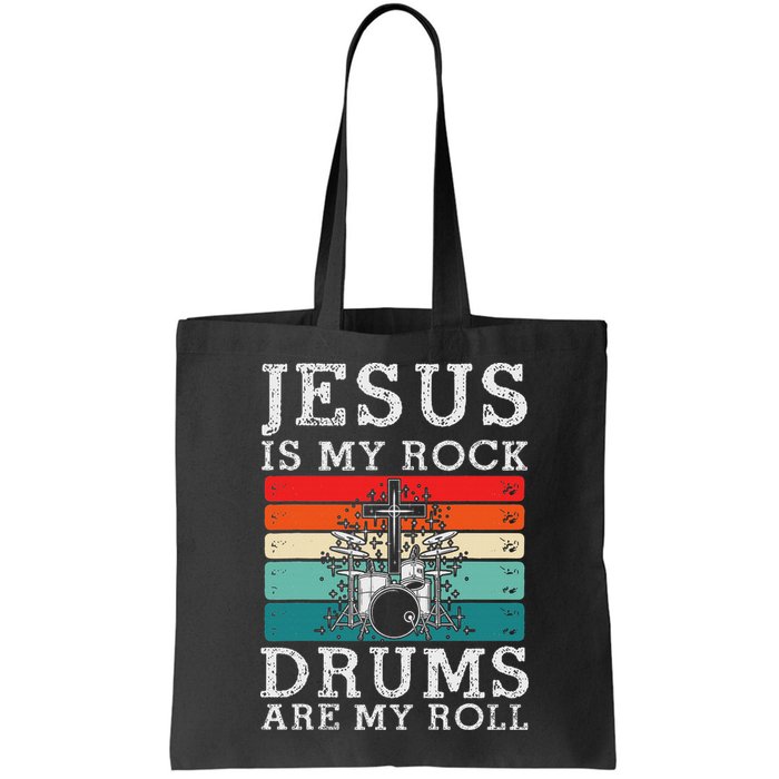 Jesus Is My Rock Drums Are My Roll Christian Drummer Bag