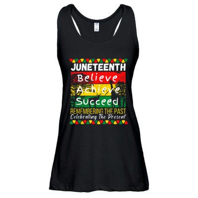 Juneteenth Is My Independence Day Black Pride Melanin Ladies Essential Flowy Tank