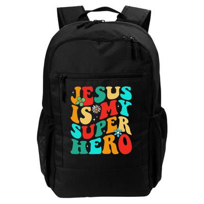 Jesus Is My Superhero Christian Religious Daily Commute Backpack