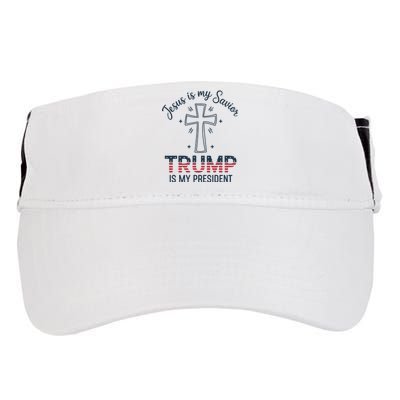 Jesus Is My Savior Trump Is My President Adult Drive Performance Visor