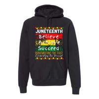 Juneteenth Is My Independence Day Black Pride Melanin Premium Hoodie