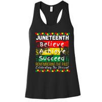 Juneteenth Is My Independence Day Black Pride Melanin Women's Racerback Tank