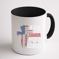 Jesus Is My Savior Pope Is My Coach Religious Quote Mug