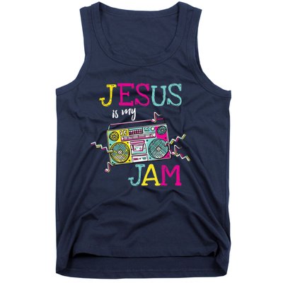 Jesus Is My Jam Christian Faith Religion Music Lover Tank Top