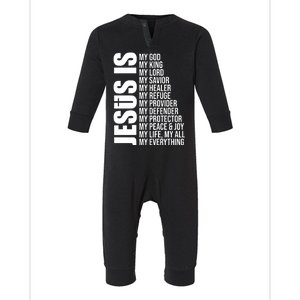 Jesus Is My Everything Infant Fleece One Piece