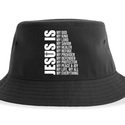 Jesus Is My Everything Sustainable Bucket Hat