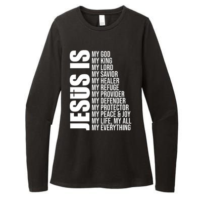 Jesus Is My Everything Womens CVC Long Sleeve Shirt