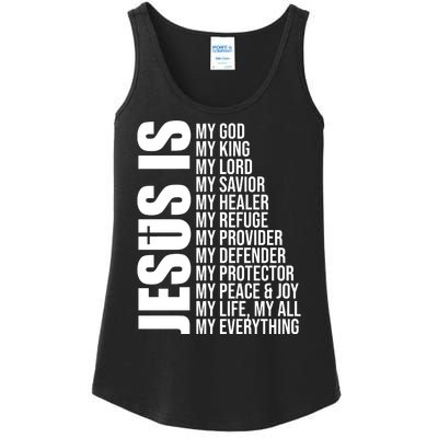 Jesus Is My Everything Ladies Essential Tank