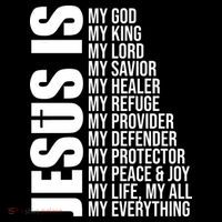 Jesus Is My Everything Mesh Reversible Basketball Jersey Tank