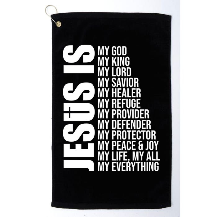 Jesus Is My Everything Golf Towel