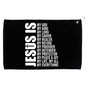 Jesus Is My Everything Grommeted Golf Towel