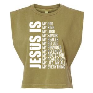 Jesus Is My Everything Garment-Dyed Women's Muscle Tee