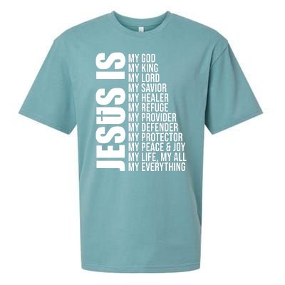 Jesus Is My Everything Sueded Cloud Jersey T-Shirt