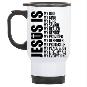 Jesus Is My Everything Stainless Steel Travel Mug