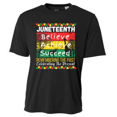 Juneteenth Is My Independence Day Black Pride Melanin Cooling Performance Crew T-Shirt