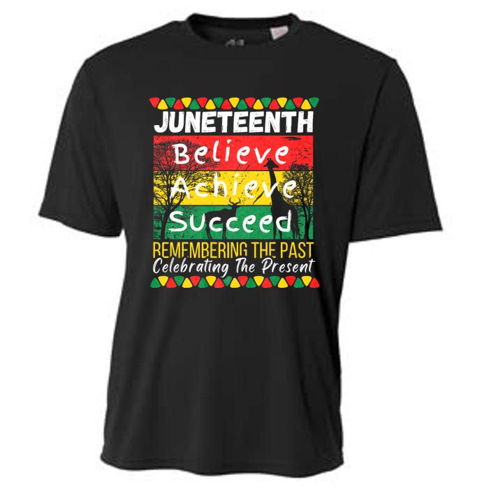 Juneteenth Is My Independence Day Black Pride Melanin Cooling Performance Crew T-Shirt